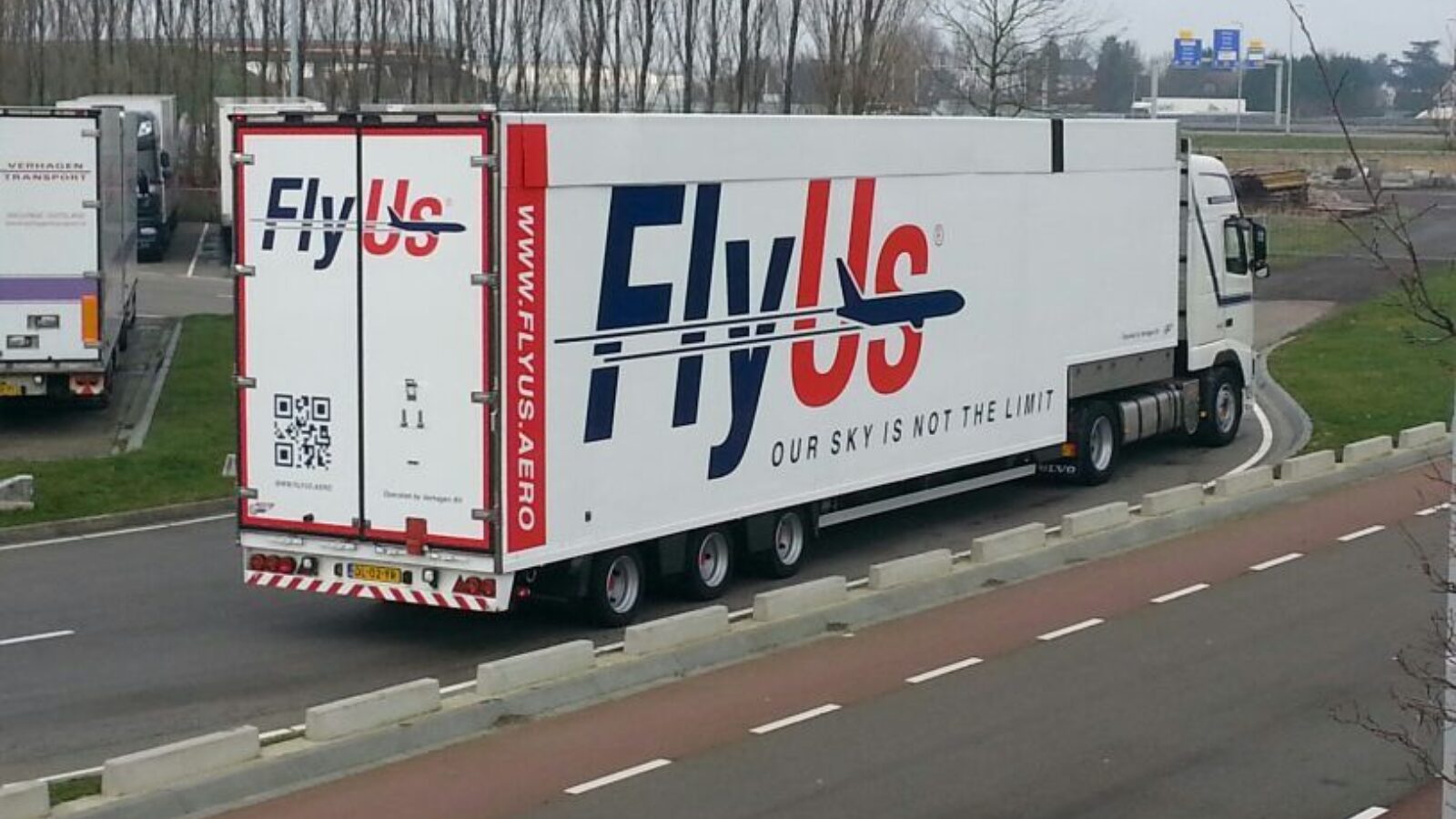 Fly Us Truck new